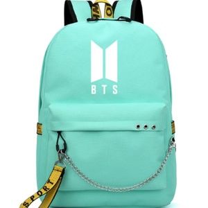 Korean Fashion BTS Backpack with USB charge port